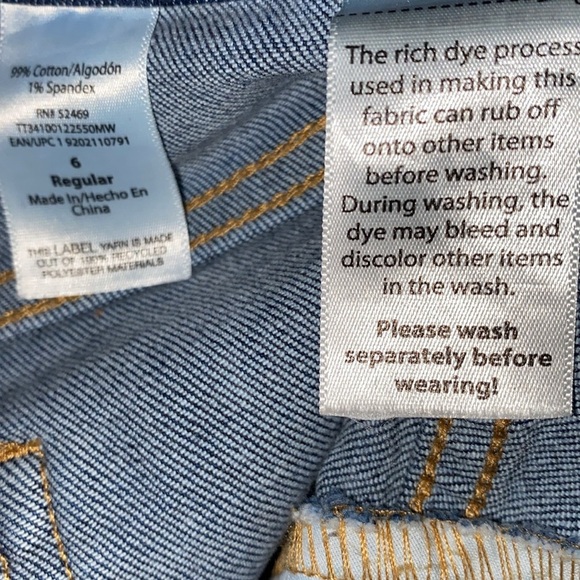 Time and tru jeans size 6 regular - Picture 6 of 9